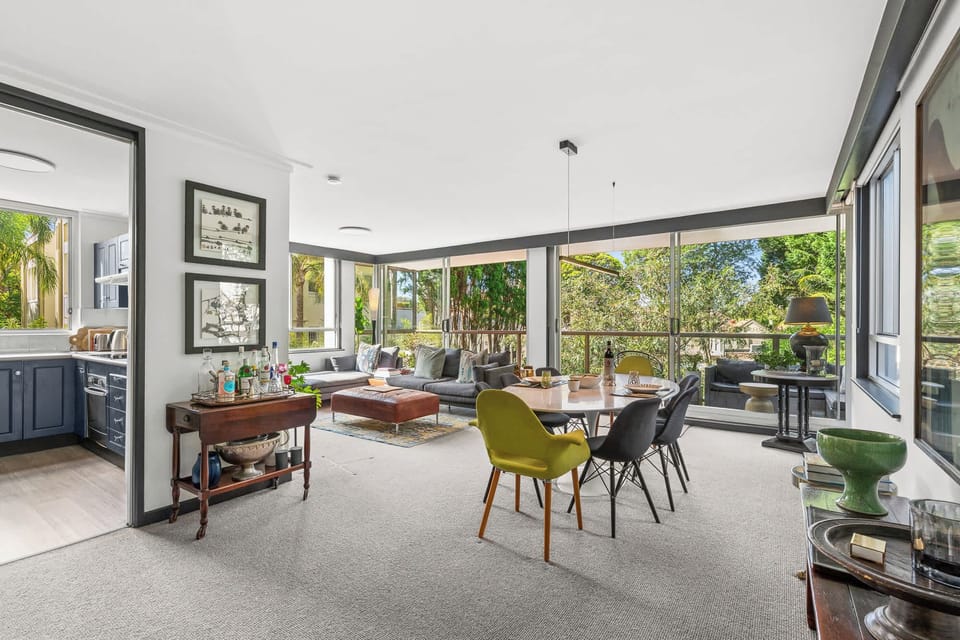 Dining and living room