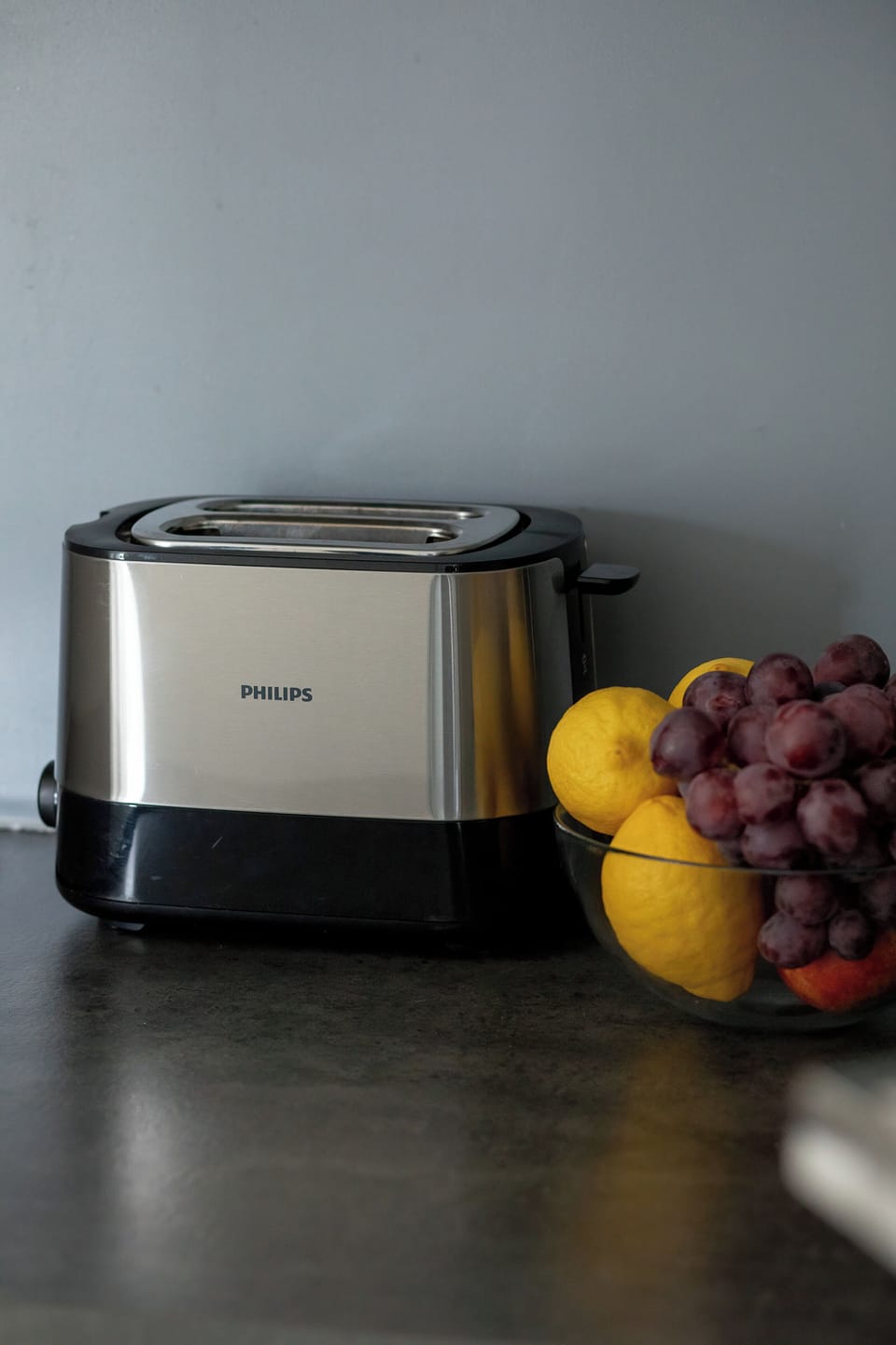 Modern kitchen details with toaster, and functional workspace for everyday comfort.