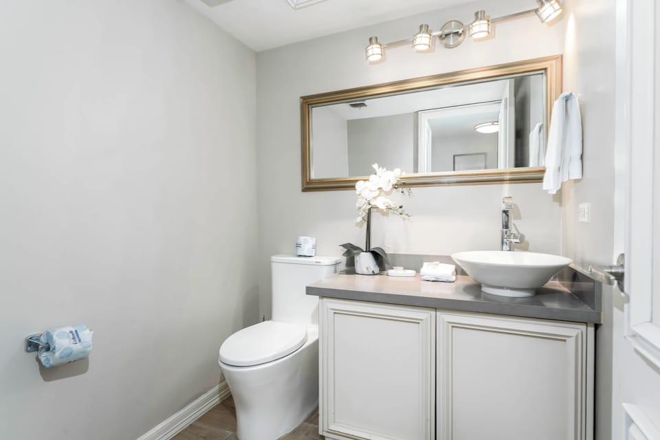 First Floor Half Bath By Entrance
