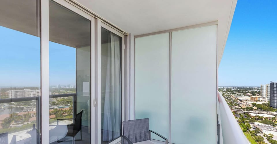 Apartment and balcony views 