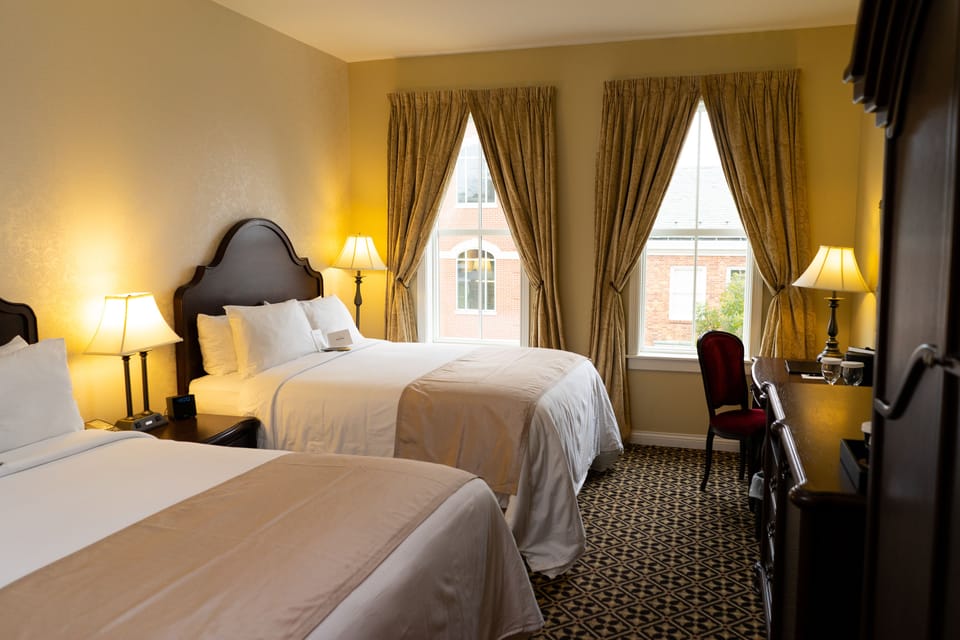 Superior Double Room, 2 Queen Beds | Premium bedding, pillowtop beds, desk, blackout drapes