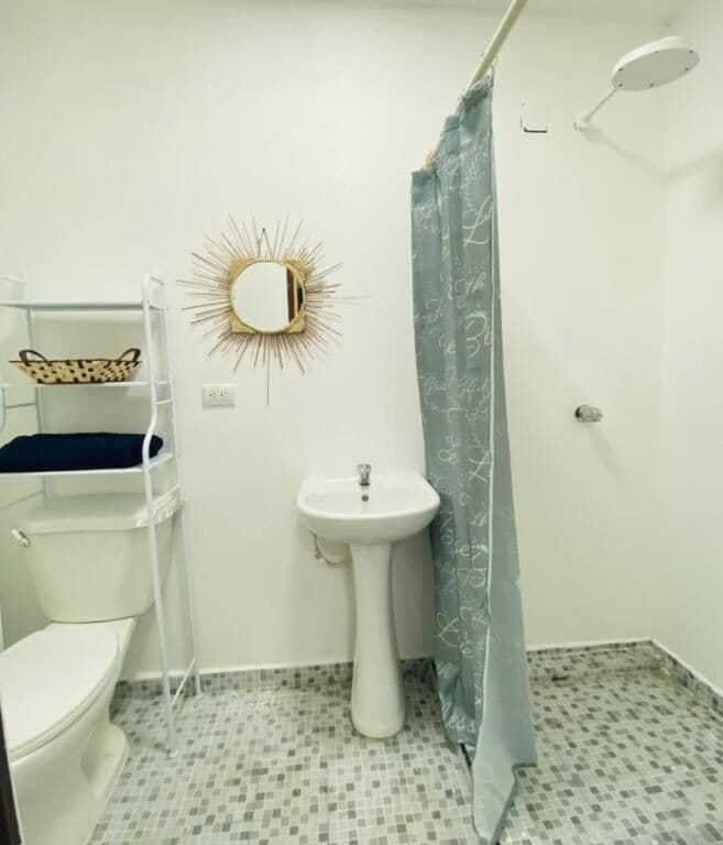 Towels, soap, toilet paper
