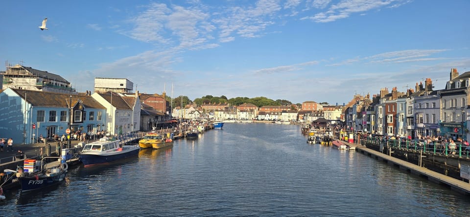 View from the Town Bridge, just a few minutes level walk away