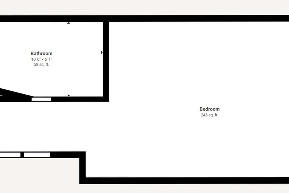 Studio Floorplan 304 Square Feet