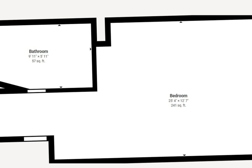 Studio Floorplan 297 Square Feet