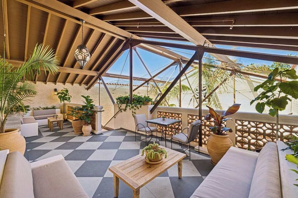 Relax and Unwind in Our Beautiful Open-Air Atrium