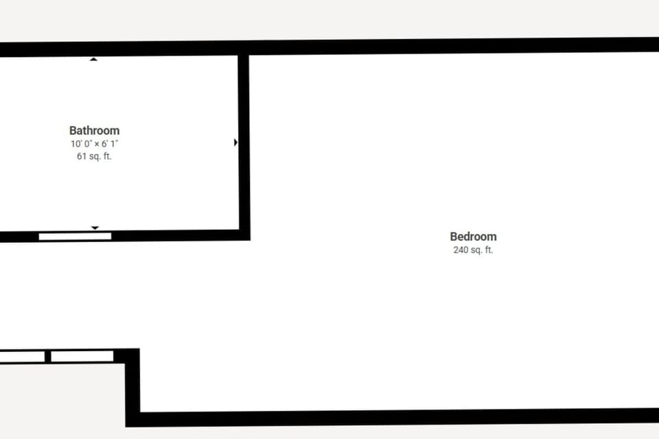 Studio Floorplan xx Square Feet