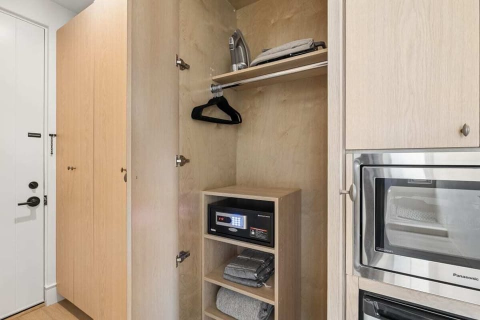 Laptop friendly hotel safe; iron&board and Turkish beach towel
