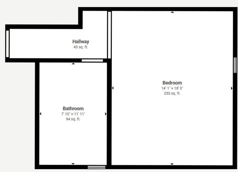Studio Floorplan xx Square Feet