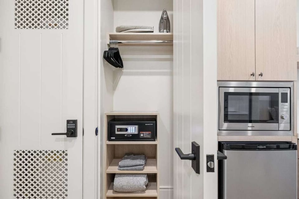 Laptop friendly hotel safe; iron&board and Turkish beach towel