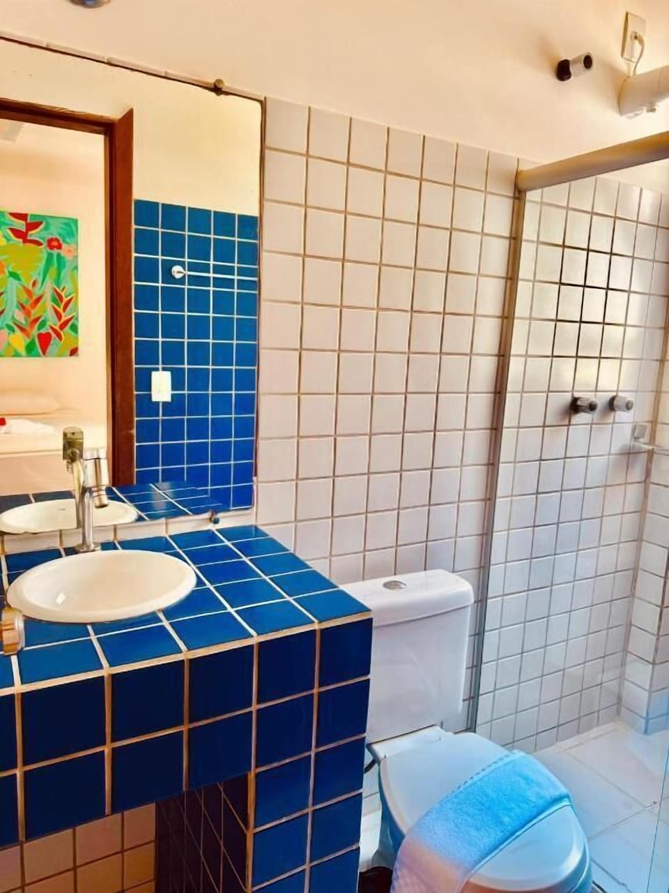Comfort Triple Room, Balcony, Garden View | Bathroom | Shower, free toiletries, towels, soap