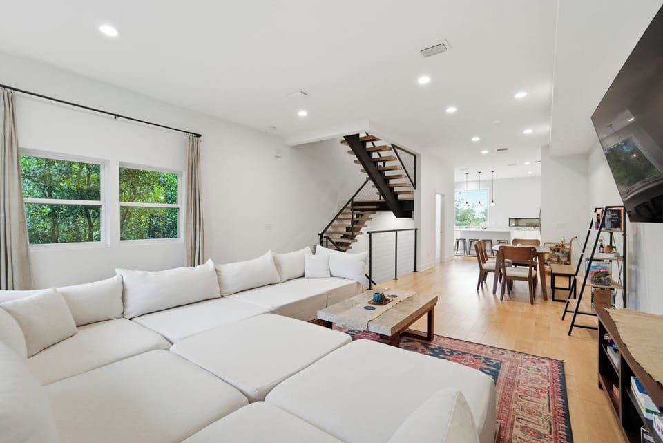 Enjoy the views on the second floor