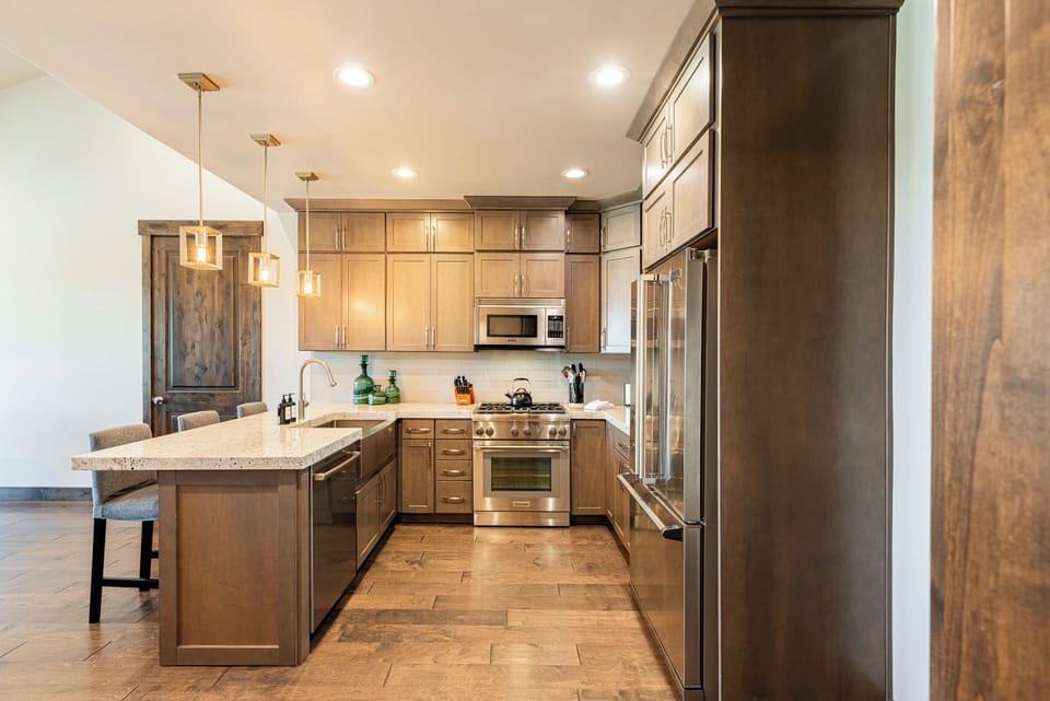 Spacious chef's kitchen
