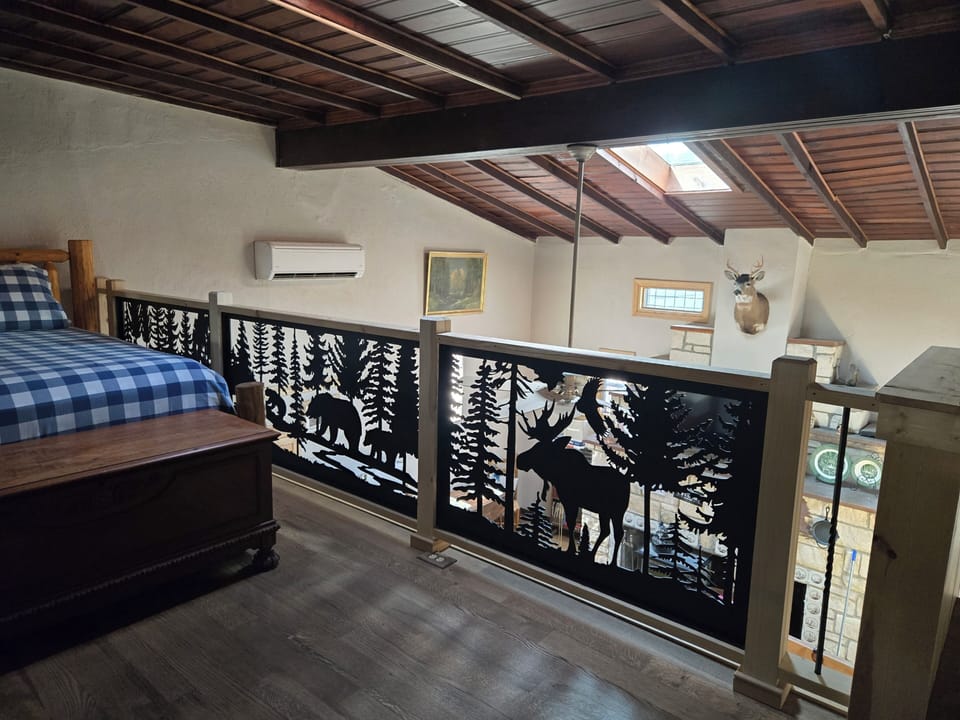 bedroom from the loft.