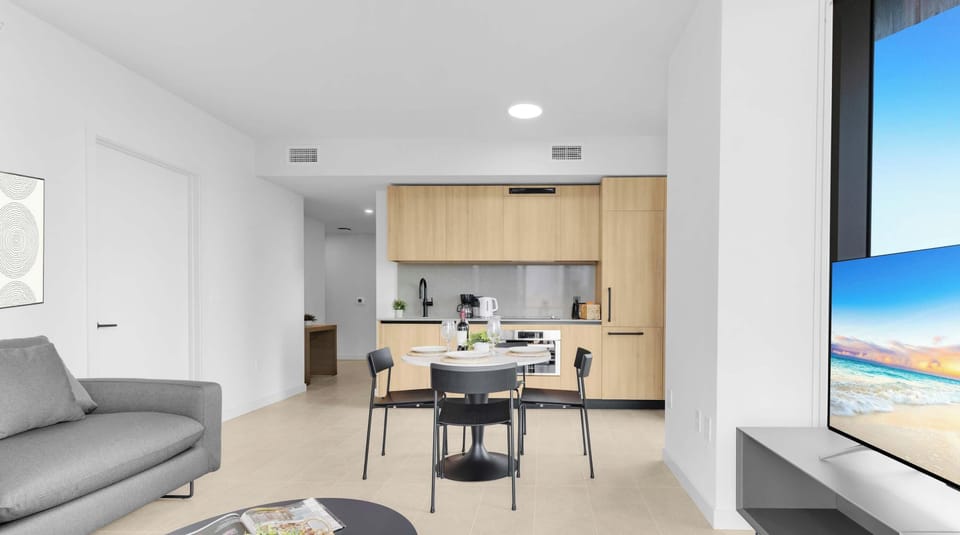 Living room - Kitchen - Open layout 