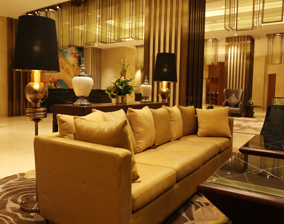 Lobby sitting area