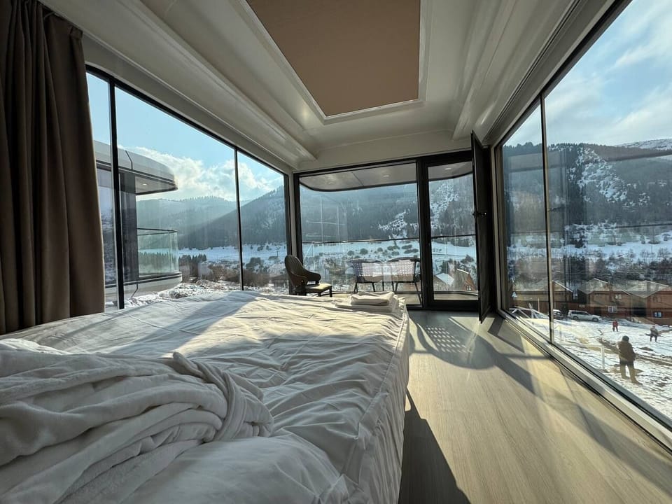 Panoramic Double Room, Balcony, Mountain View | Desk, laptop workspace, free WiFi