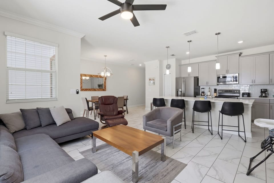 Open living spaces designed for families to gather, reconnect, and make vacation memories together.