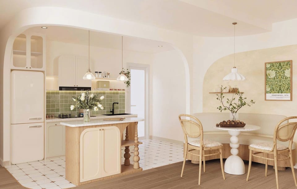 Deluxe Apartment, Balcony, City View | Private kitchen