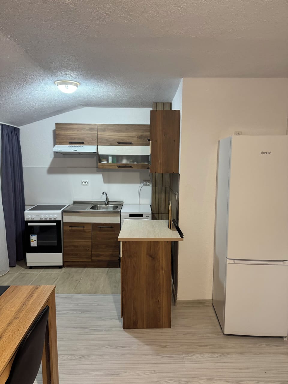 Triple Room, Patio | Private kitchen