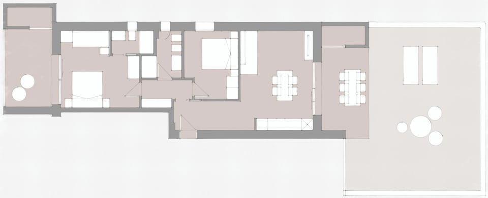 Apartment, 2 Bedrooms, Balcony, City View | Floor plan
