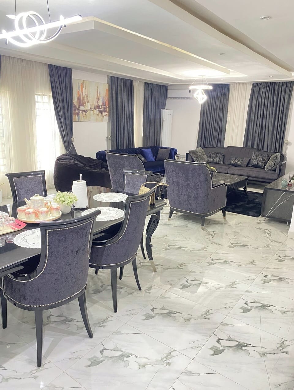 Economy Apartment, Balcony, City View | Dining
