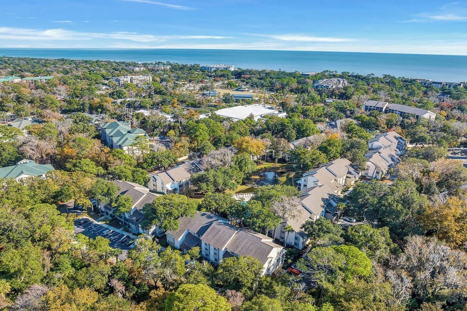 Aerial view of Springwood Villas