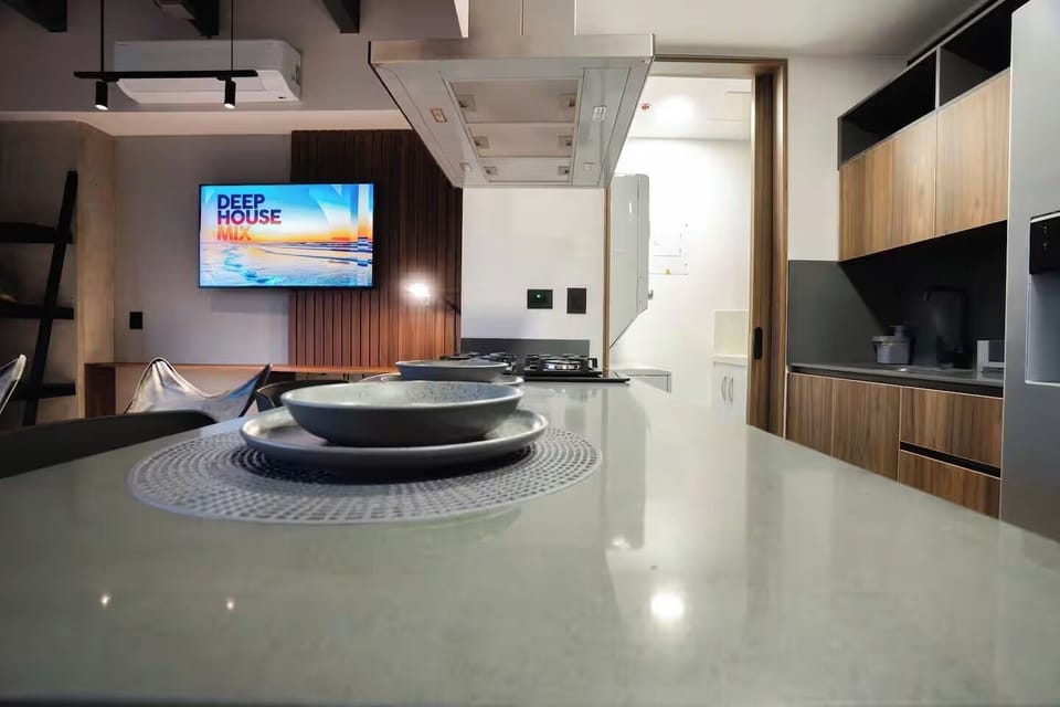 Apartment, Balcony, City View | Private kitchen