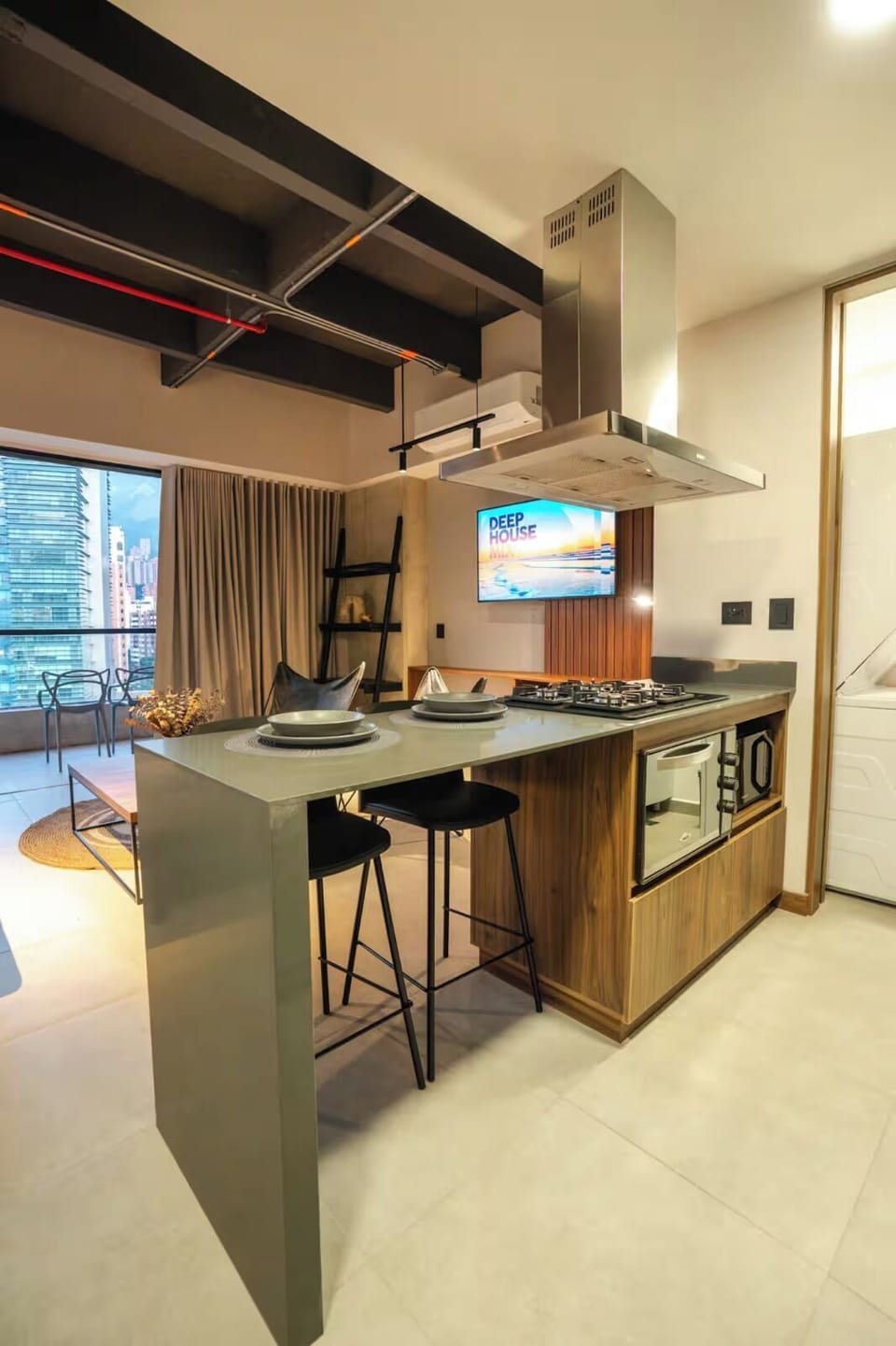 Apartment, Balcony, City View | Private kitchen