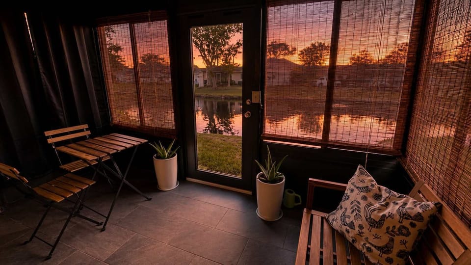 Sunset Porch: Enjoy tranquil evenings with stunning water views and stylish seating!