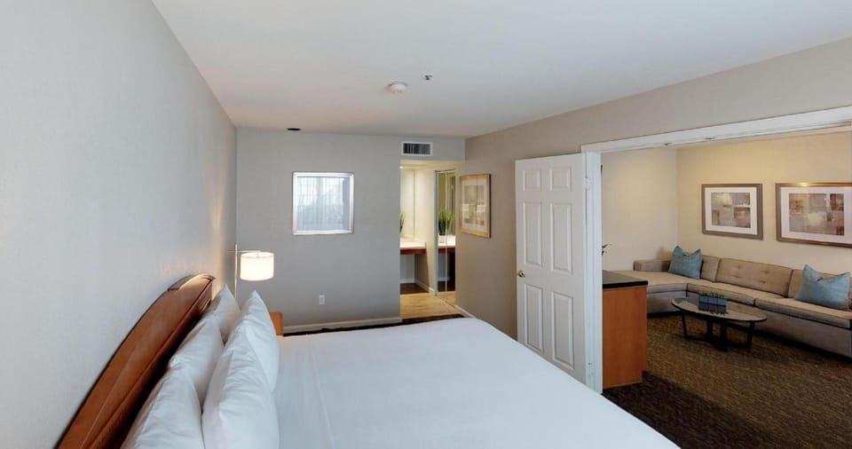 Refresh in a spotless bath with plush towels ready.