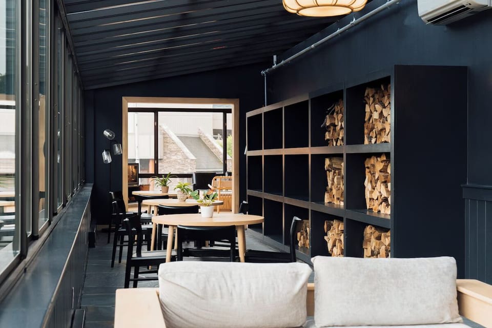 Linger with coffee on the covered terrace, calm and cozy.