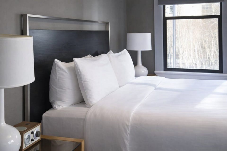 Bedroom. Interior and views may vary based on location and availability.