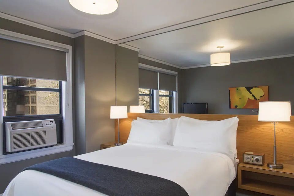 Bedroom. Interior and views may vary based on location and availability.