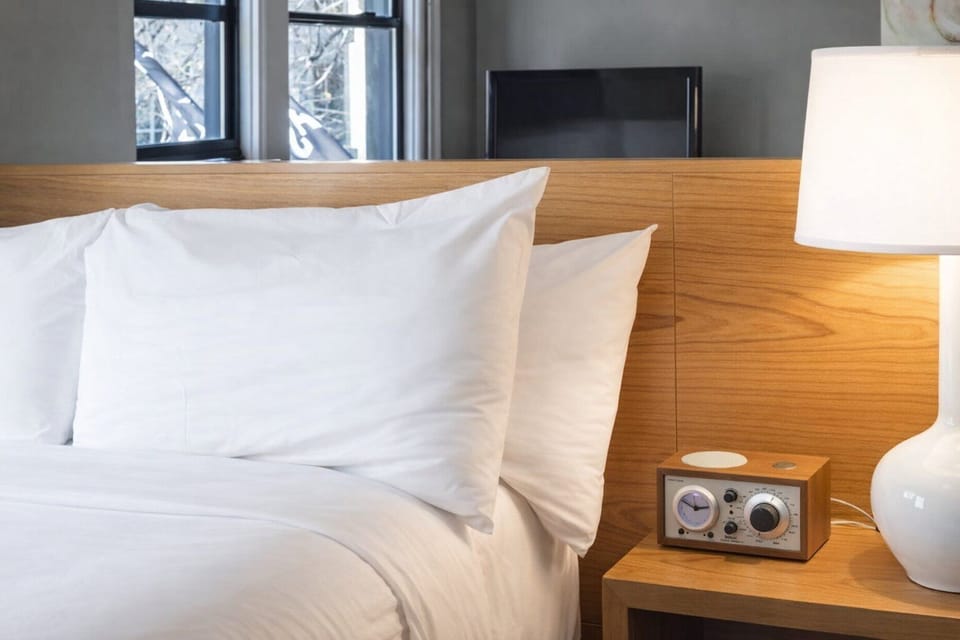 Bedroom. Interior and views may vary based on location and availability.