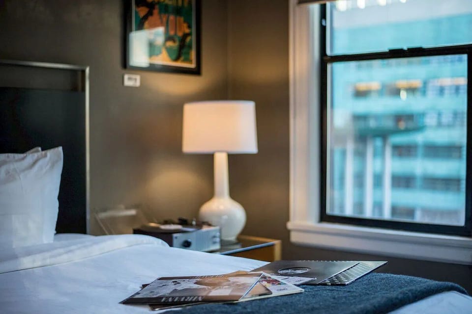 Bedroom. Interior and views may vary based on location and availability.