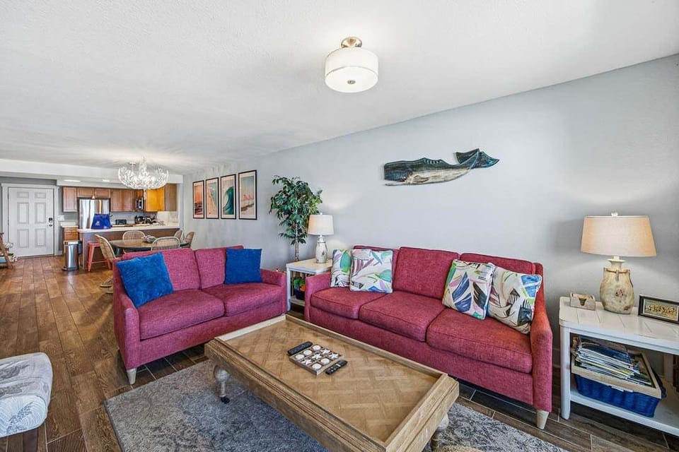 Main-Level Living Room with Deck Access