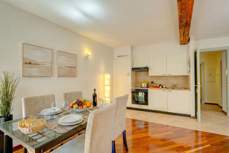 Kitchen and dining area