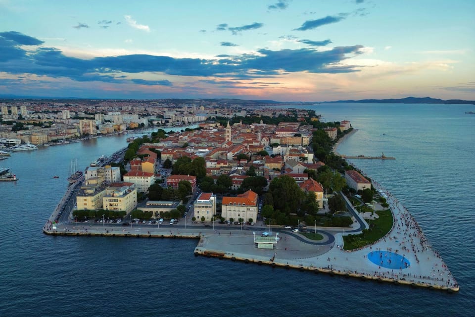 Aerial view Zadar