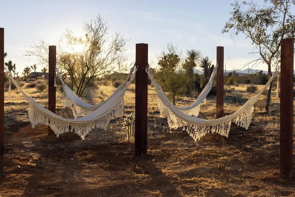 4 hammocks for stargazing