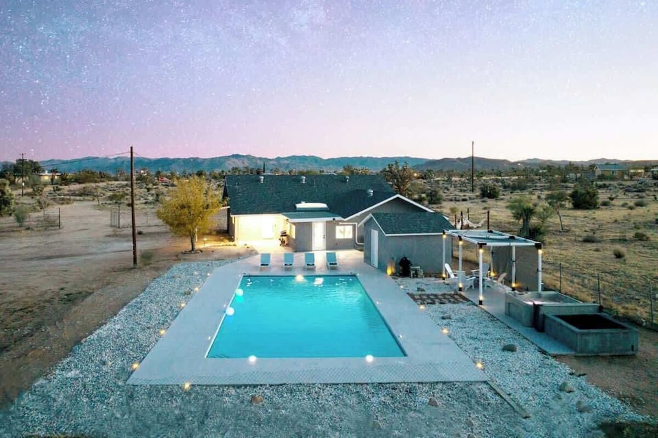 Enjoy our sunsets on 5 acres in prime Yucca Mesa
