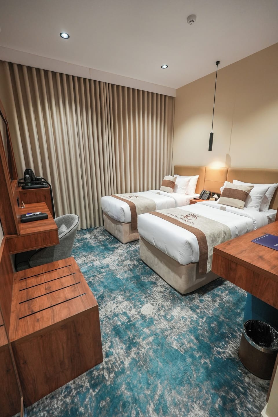 In-room safe, soundproofing, iron/ironing board, WiFi (free)
