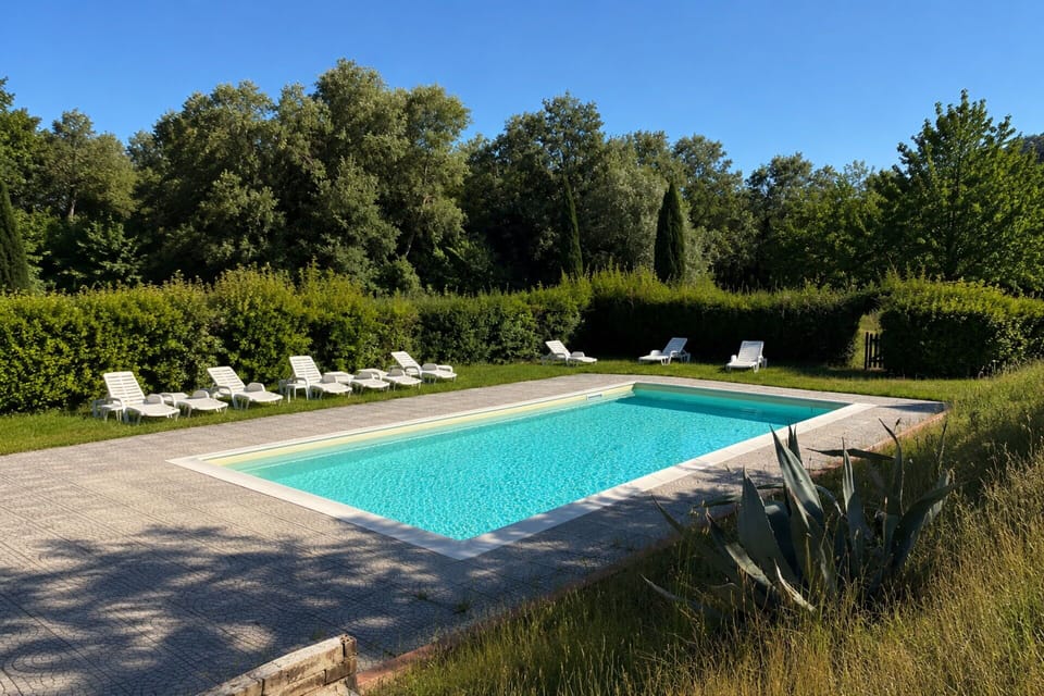 Autumn, Pool, Spring, Summer