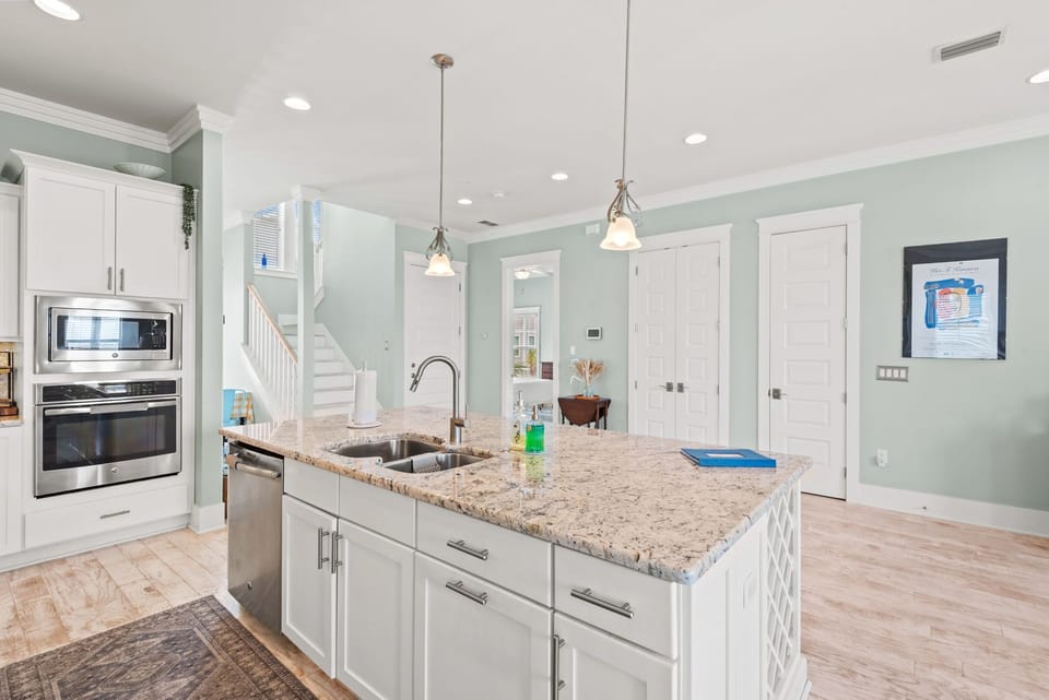 Large kitchen island