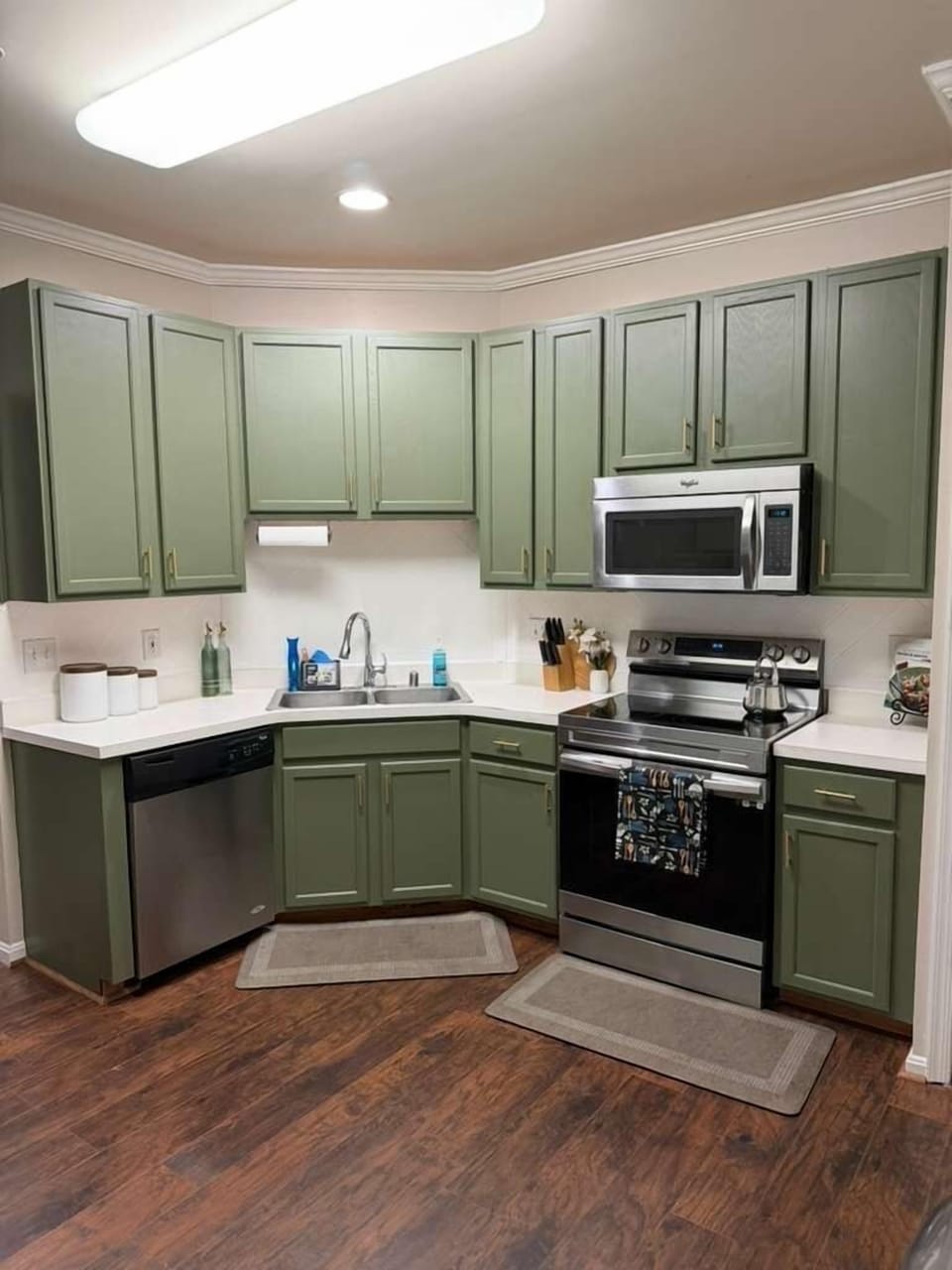 Modern freshly renovated kitchen 