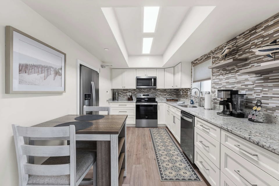 Kitchen with Granite Counters and Stainless Appliances