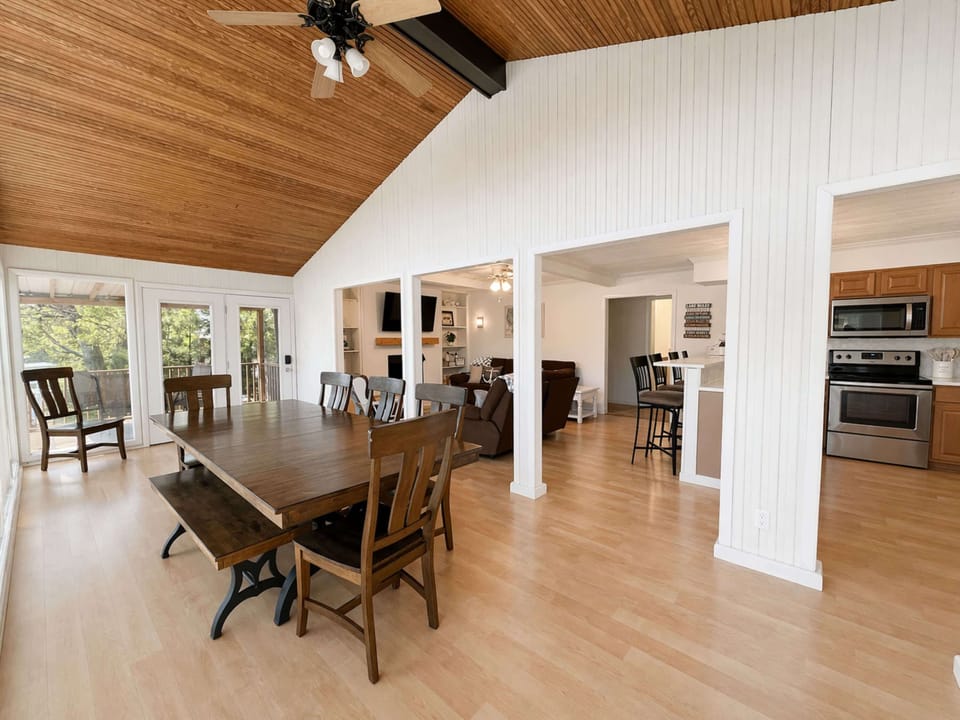 Open spaces made for gathering, dining, and relaxing together