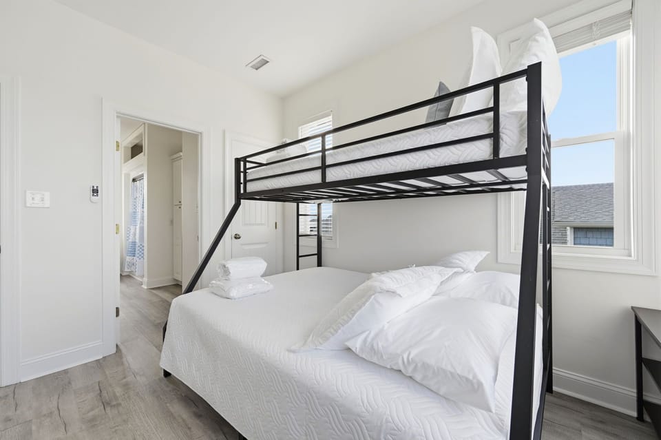 Perfect for kids and groups with cozy bunk sleeping and easy access to the shared bath