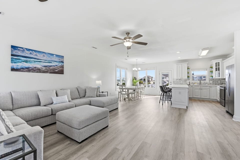 Bright, airy, and built for gathering after long beach days