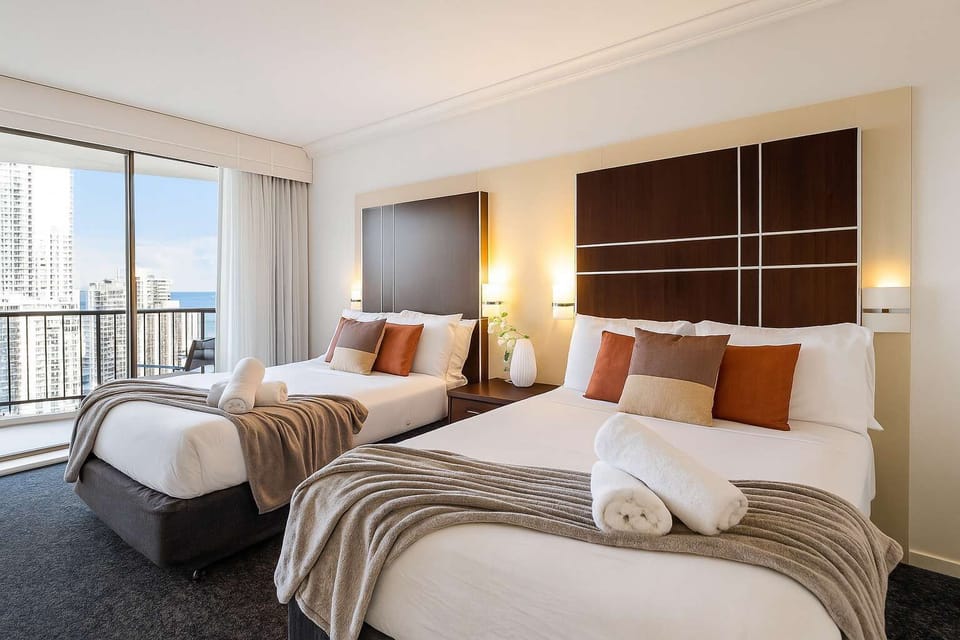 New cozy double beds 